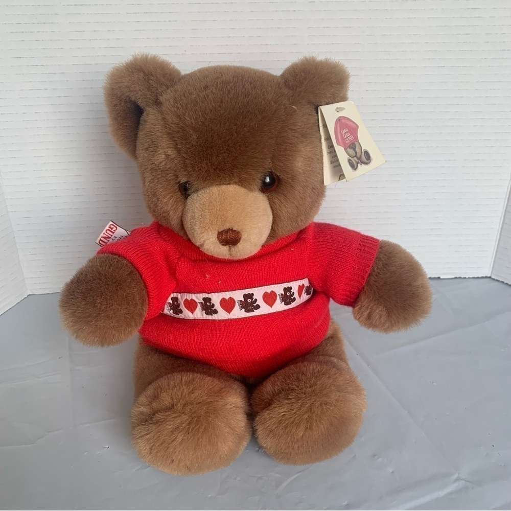 🧸 Vintage  1983 Gund Tender Teddy Plush Bear - 12” 🧸